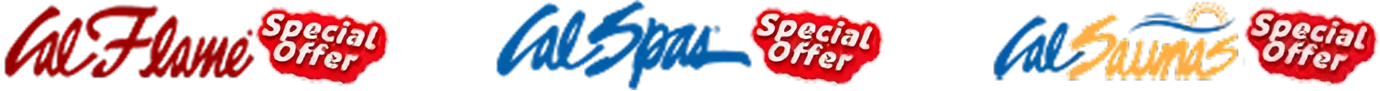 Cal Spas promotion logos