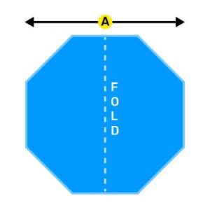 Octagon folding diagram