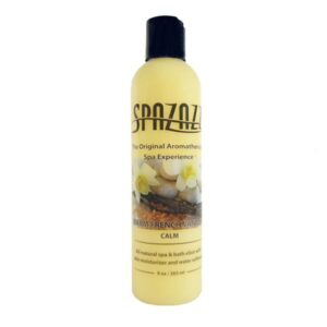 Aromatherapy spa bottle with vanilla scent
