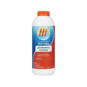Spa water pH balancing solution