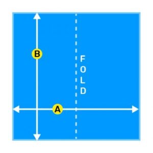 Origami folding instructions diagram